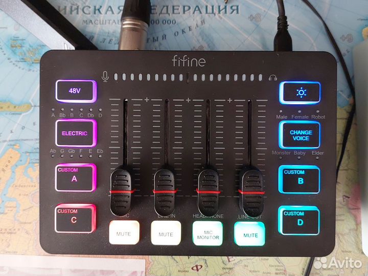 Fifine sc3 аудиокарта