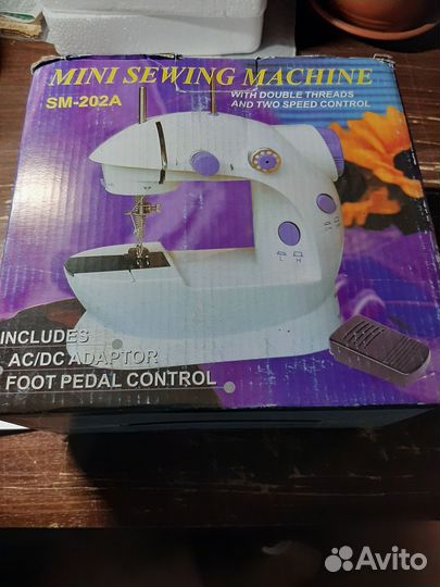 Мини электрическая швейная машина для дома SM-202A