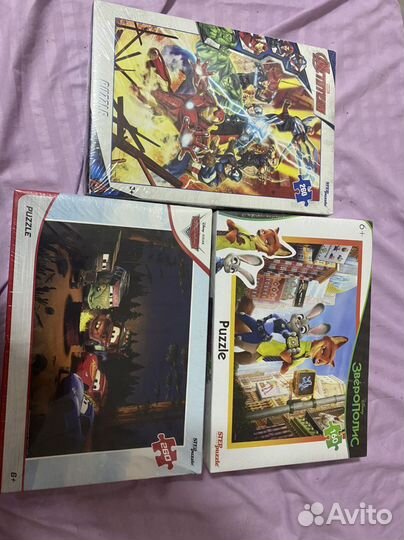 Пазлы новые (запакованы)