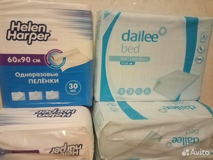 Памперсы для взрослых и пелёнки