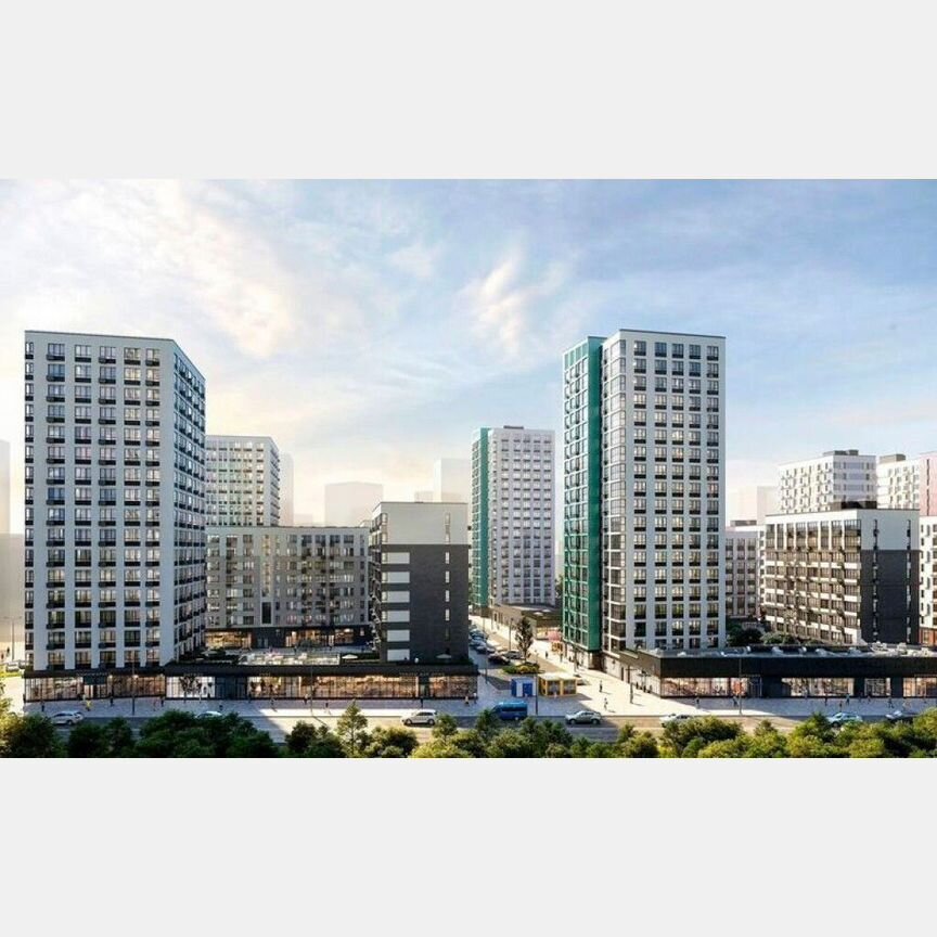 1-к. квартира, 44,4 м², 2/21 эт.