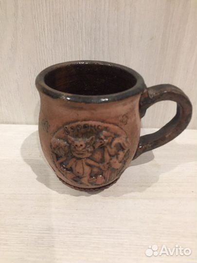 Кружка из глины