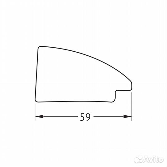 Зеркало Evoform Octagon BY 7426 60x80 брашированн