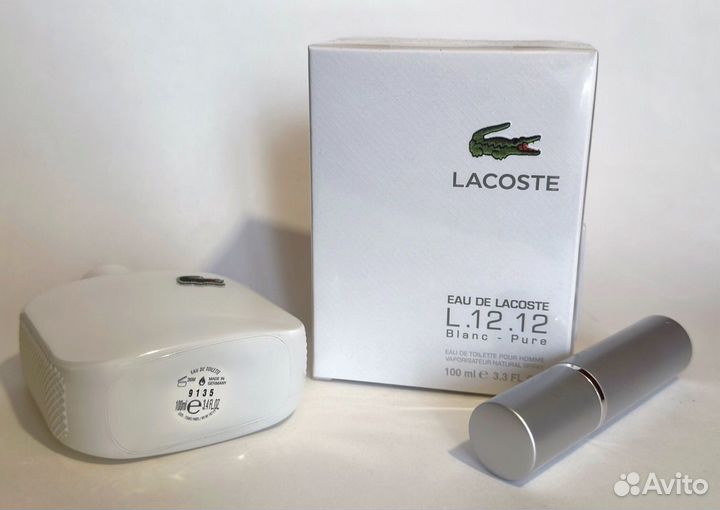 Lacoste L.12.12 Blanc Оригинал (на распив) 12 мл