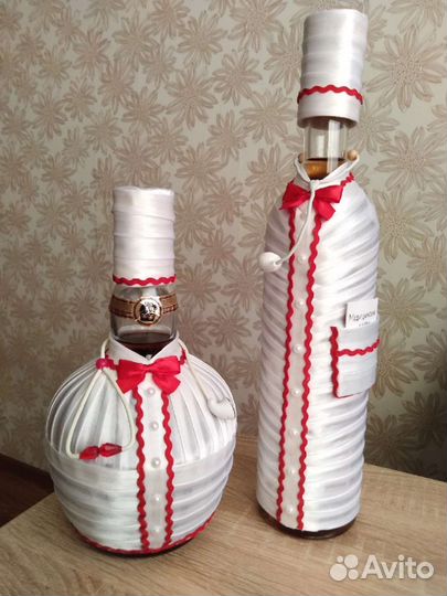 Оформление бутылок с любыми напитками