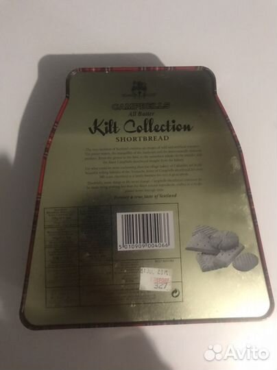 Жестяная банка Килт Шотландия