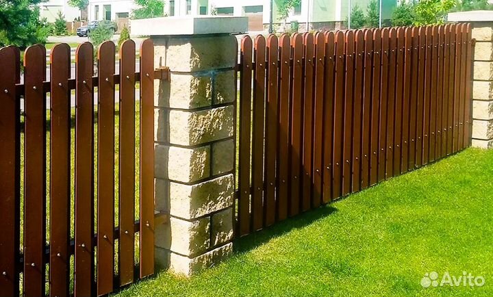 Забор металлический за 1 день быстро