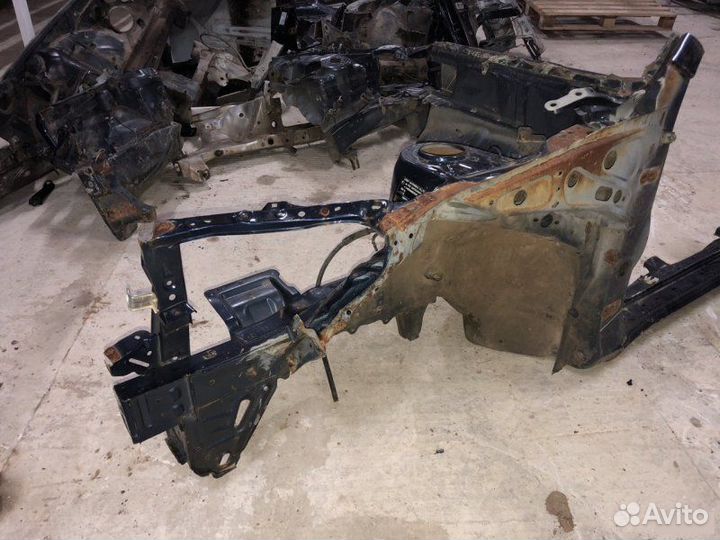 Лонжерон четверть с порогом передний левый Chery