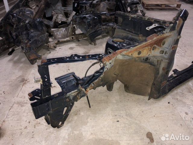 Лонжерон четверть с порогом передний левый Chery