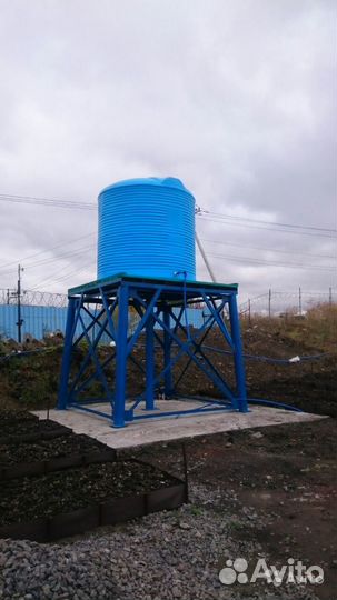 Водонапорная емкость на 10000 литров воды для СНТ
