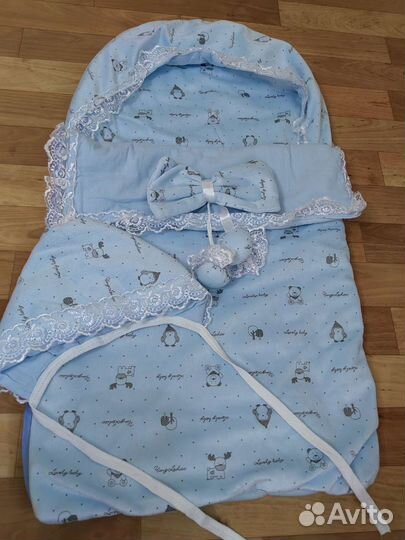 Конверт на выписку для мальчика весна осень