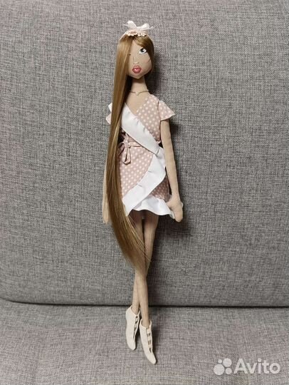 Интерьерная кукла тряпиенс тильда ручная работа