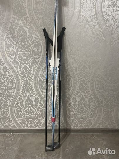 Лыжи беговые детские 160 с ботинками