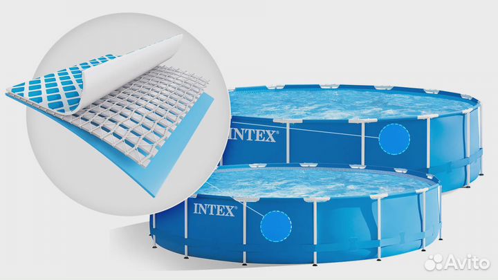 Бассейн Intex Metal Frame 366х76 см