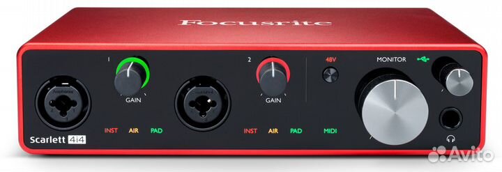 Аудио интерфейс USB focusrite Scarlett 4I4 3RD GEN