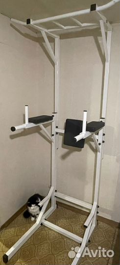 Турник брусья пресс 3 в 1 напольный
