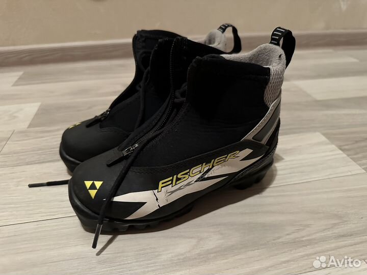 Лыжные ботинки fischer детские