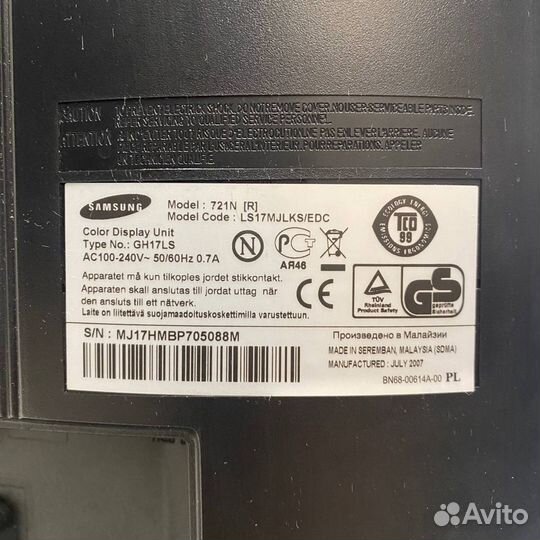 Монитор Samsung 721N