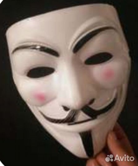 Маска на хэллоуин V-значит вендетта