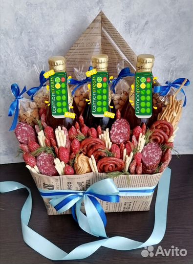 Мужские букеты съедобные