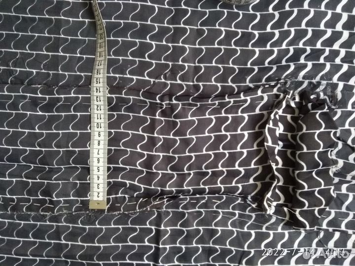 Ткань-шелк в полоски СССР