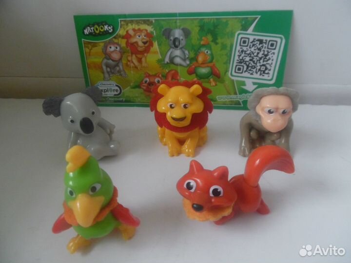 Серии животных из киндер сюрприза