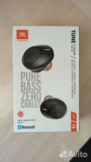 Jbl tune 120 tws полный комплект (без левого) торг