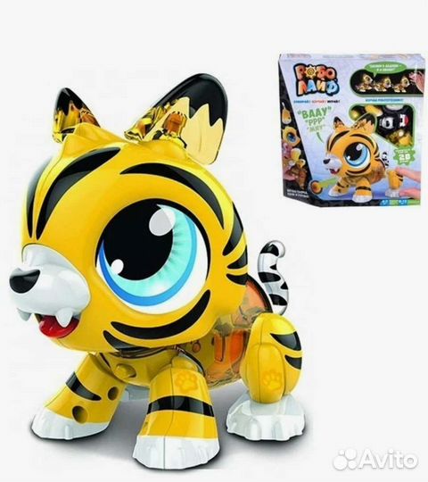 Роболайф интерактивная игрушка тигренок