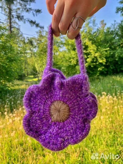 Сумка женская вязаная