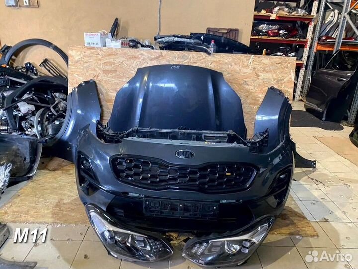 Ноускат Киа Спортейдж 4 передняя часть в сборе