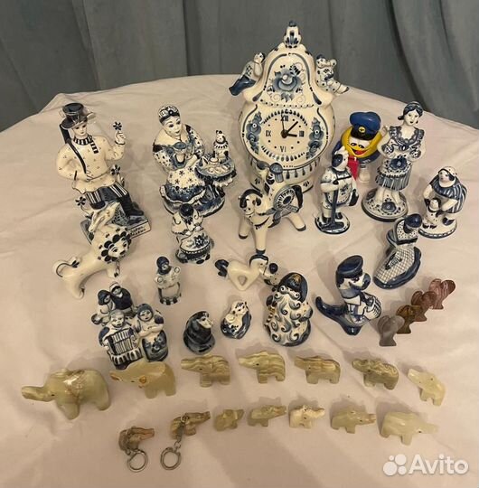 Фигурки гжель