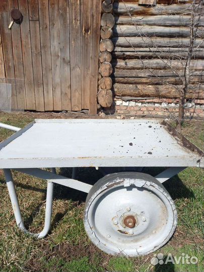 Тележка строительная б/у металлическая