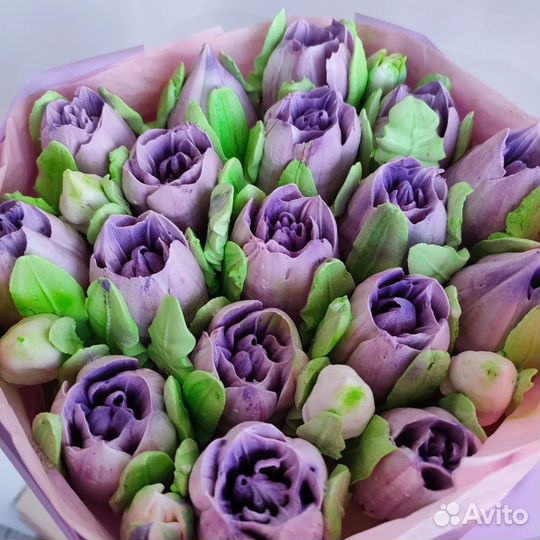 Зефирные тюльпаны