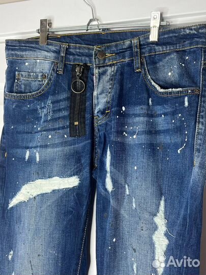 Dsquared2 Paint Distressed Skinny Jeans