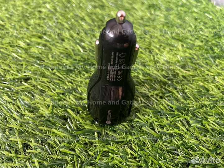 Автомобильное зарядное азу usb type-c быстрая заря