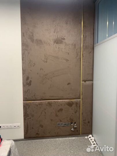 Мягкие стеновые панели с профилем