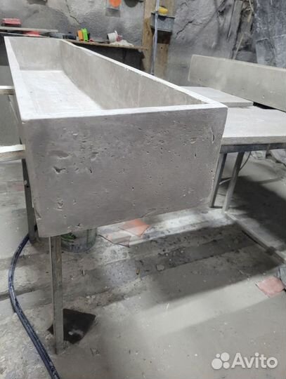 Бетонные кашпо для цветов