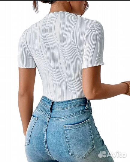 Боди женское белое 42