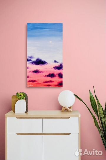 Картина акрилом на холсте