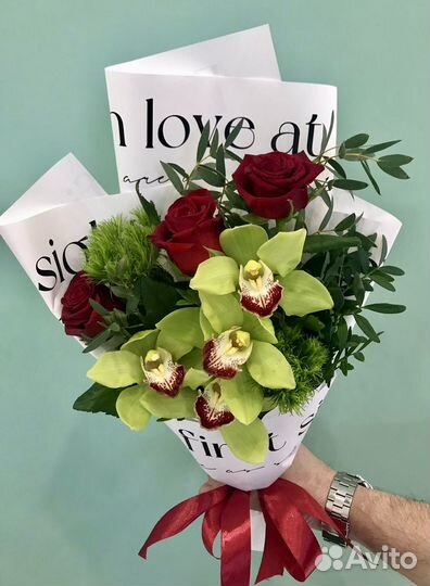 Живые цветы букеты