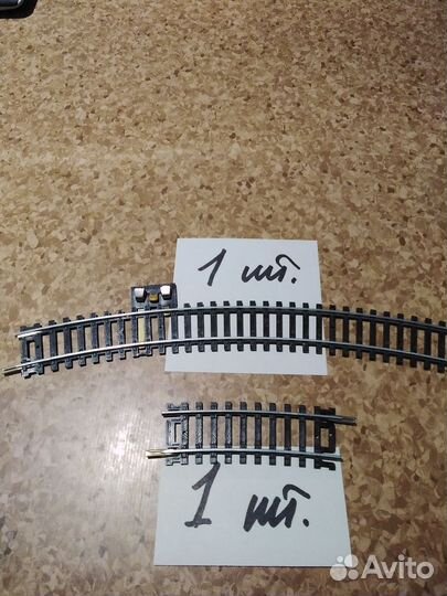 Рельсы 16 мм для модели ж/д