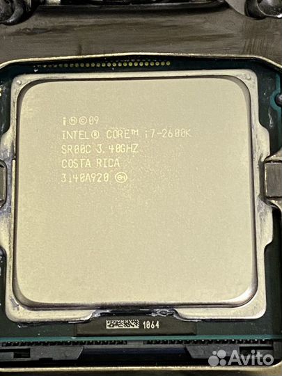 Intel i7 2600 мат.плата кулер память видеокарта