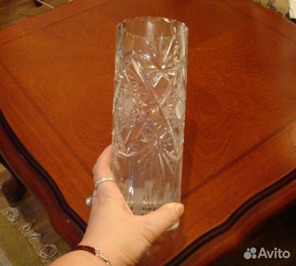 Ваза хрустальная для цветов СССР