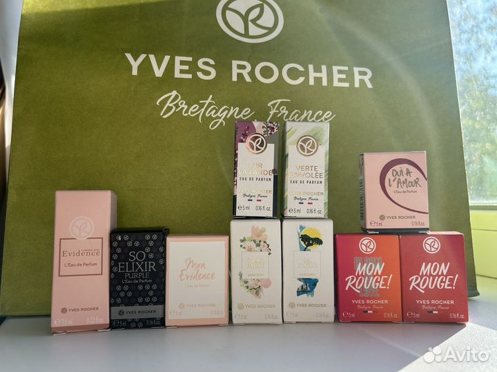Миниатюры парфюмов Ив Роше Yves Rocher