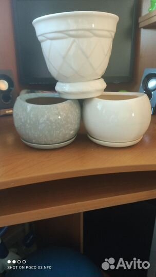 Горшок для цветов керамика