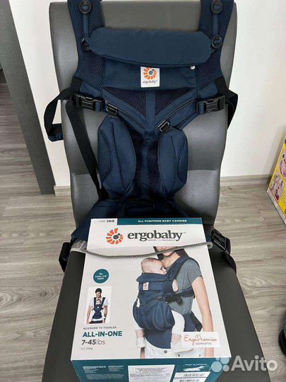 Эргорюкзак Ergobaby Omni 360 Cool Air Mesh - Blue