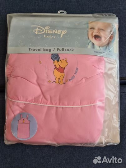 Утеплённый конверт для прогулки Disney baby 70 р