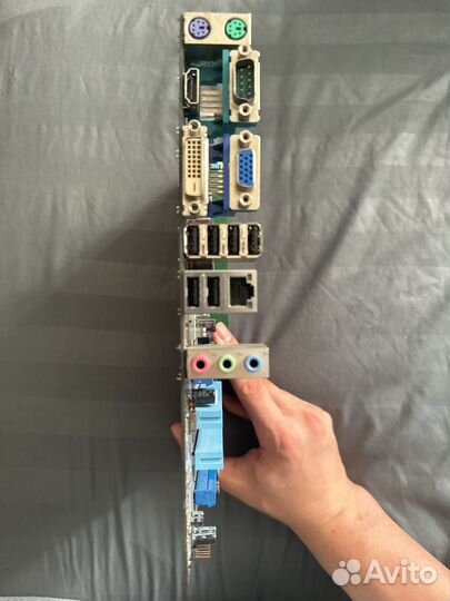 Материнская плата с процессором