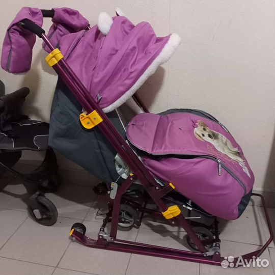 Санки коляска nika kids