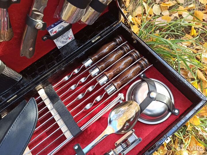 Набор шампуров в кейсе #Охотник 2#